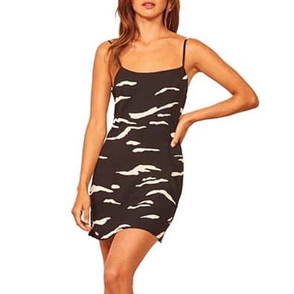 Reformation Lindsay Dress in Mustang Size 6 - Picture 1 of 5
